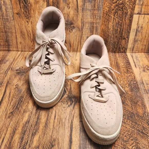 Nike Air Force 1 Women's Shoes Size 8.5 Pink Sneakers AR5339-201 - Picture 2 of 14